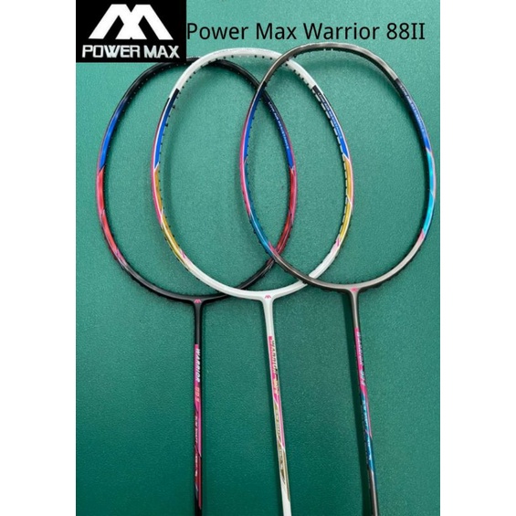 Ready Stock Powermax Warrior 88ii Badminton Racket Raket Badminton 6u Light Weight 100 Original Carbon Graphite 羽毛球拍 Shopee Singapore