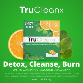SG SELLER❤️TruCleanx Detox Juice 7 Sachets by TruDolly 7-Day Cleanx Trufitz