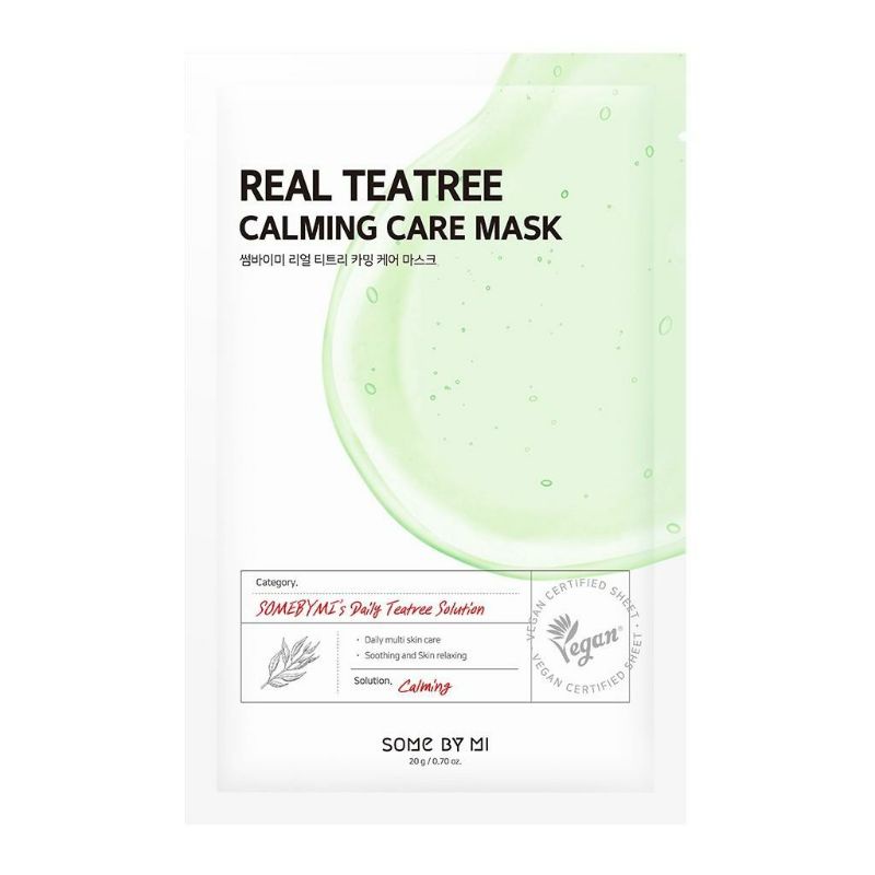 SOMEBYMI Real TeaTree Calming Care Mask (x 3 pcs) Shopee Singapore