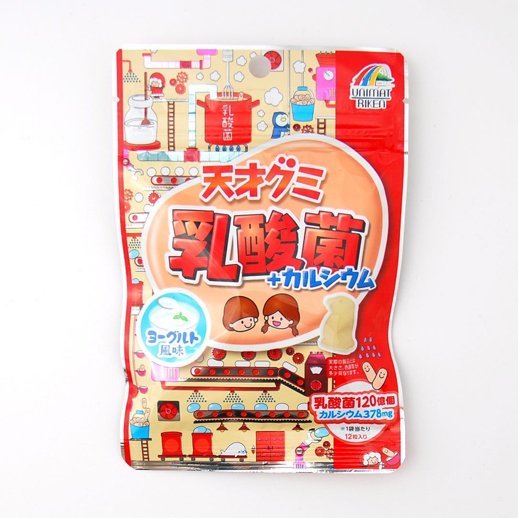Unimat Riken Lactic Acid Bacterium Calcium Genius Gummy 12pcs Shopee Singapore