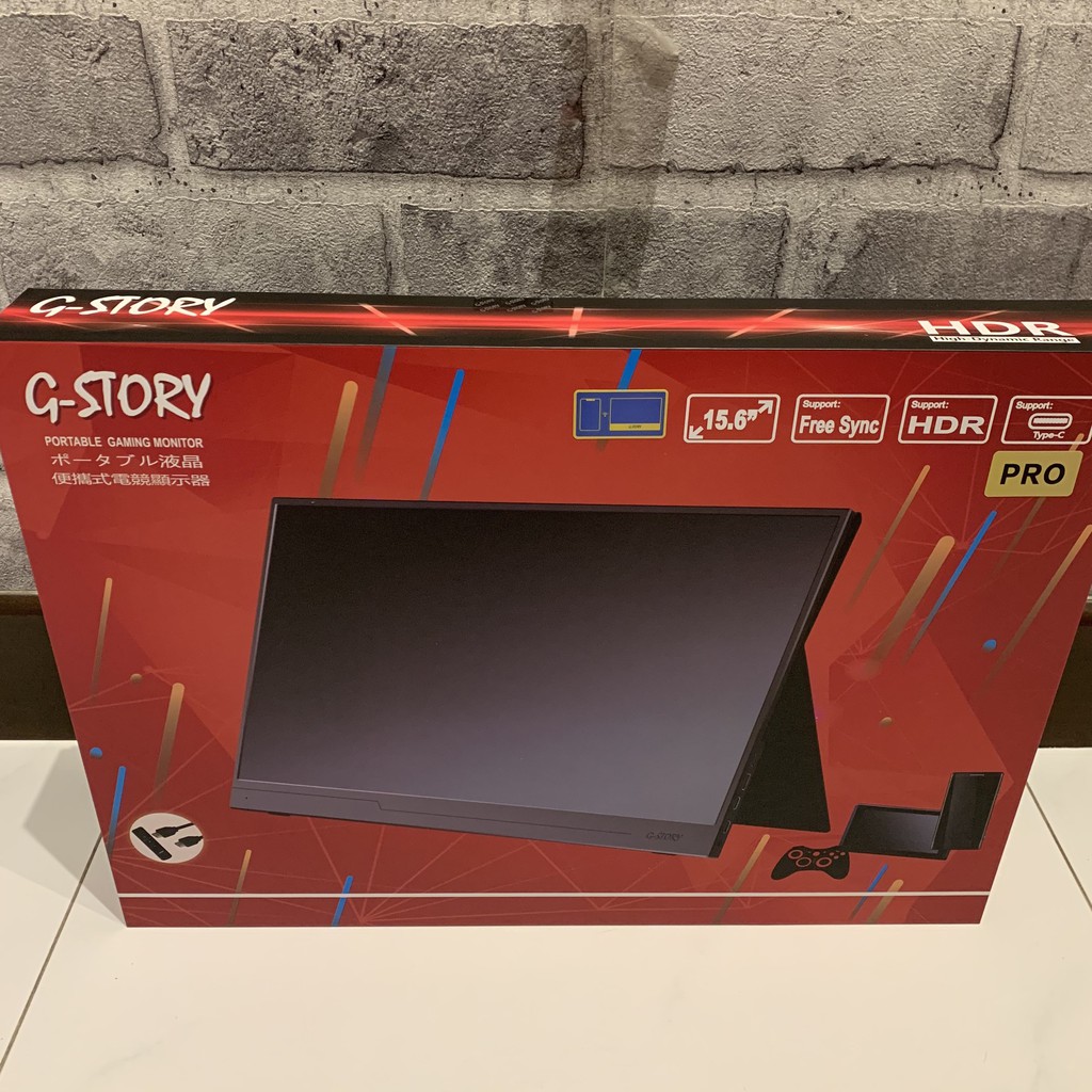 Ready Stock G Story 15 6 Portable Gaming Monitor Model Gsw56fm Gs156wt Shopee Singapore