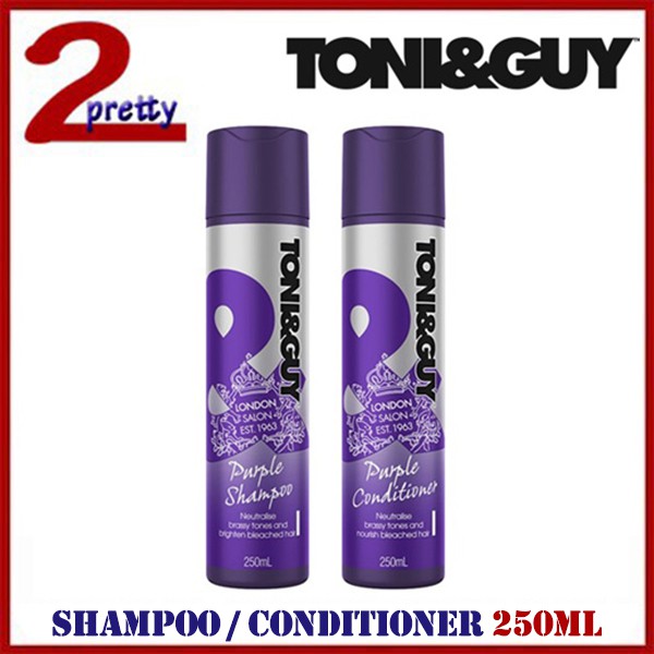 Toni Guy Purple Shampoo Conditioner 250ml Shopee Singapore