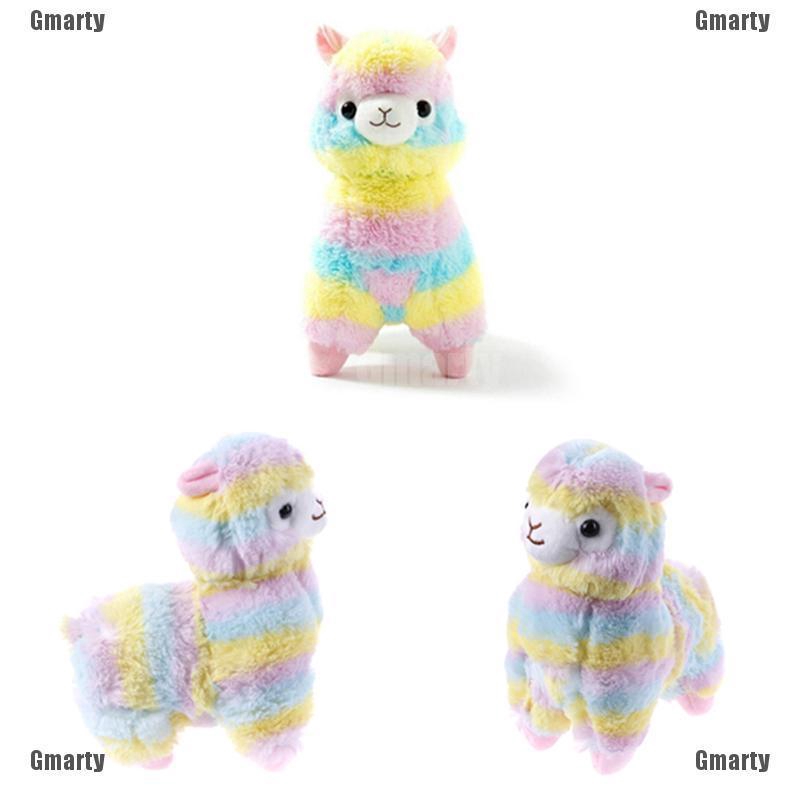 1Pc Cute 20cm soft rainbow alpaca llama plush toy dolls kids baby gift