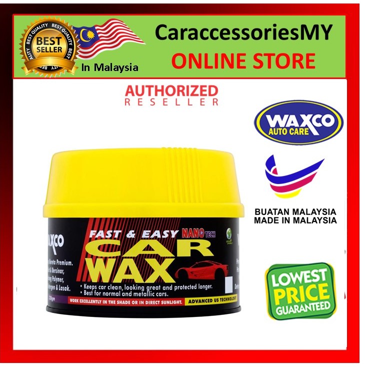 Waxco Car Wax Polish 320g Fast And Easy Car Wax And Polish Made In Malaysia Shopee Singapore