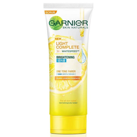 garnier double scrub