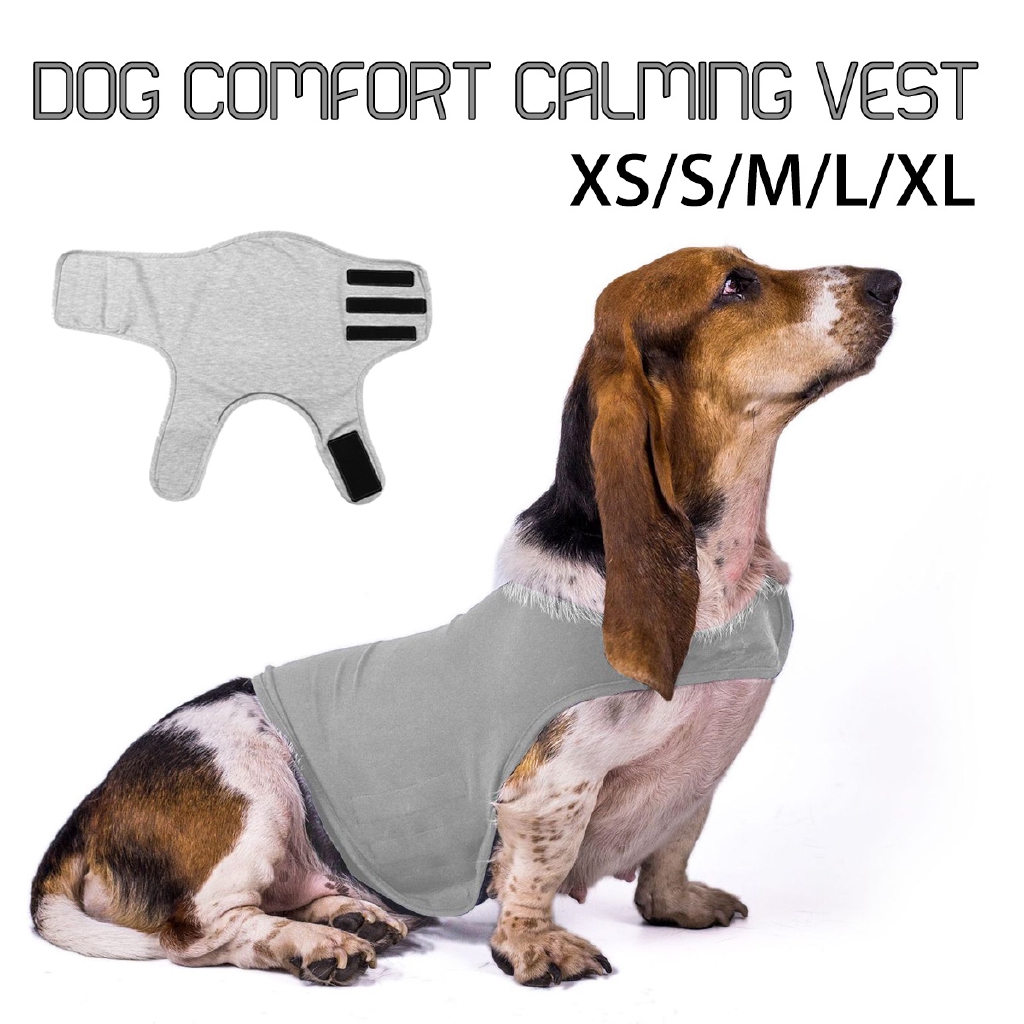 Comfort Calming Vest Pet Costume Clothes Anxiety Wrap Calm