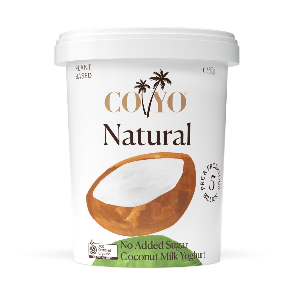 COYO Dairy Free Organic Natural Coconut Milk Yogurt 500g Shopee Singapore