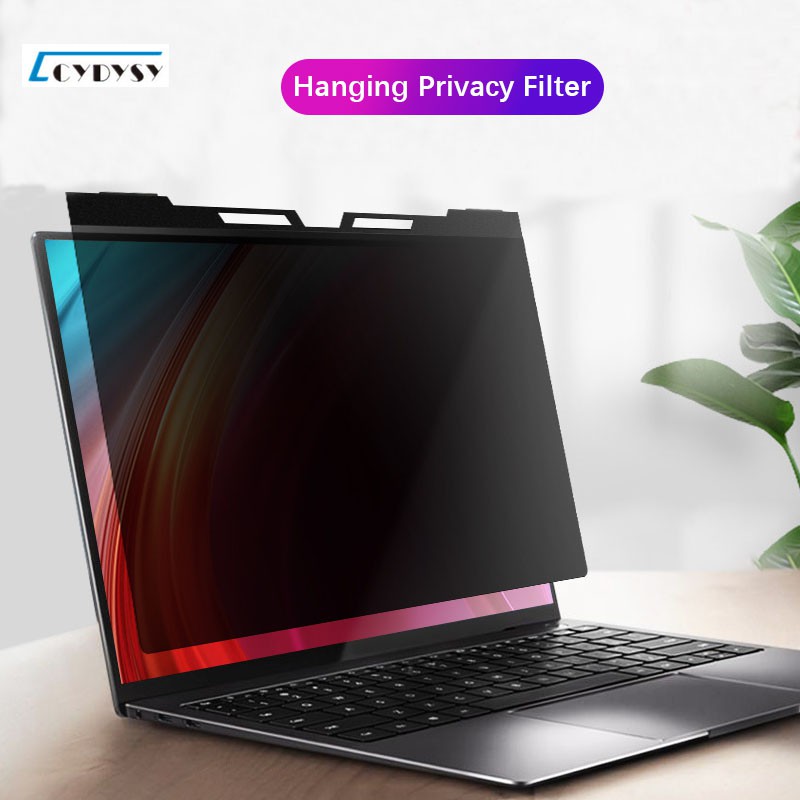 Hanging 15.6 Inch Privacy Screen for Widescreen Laptop 16:9 Aspect Ratio 