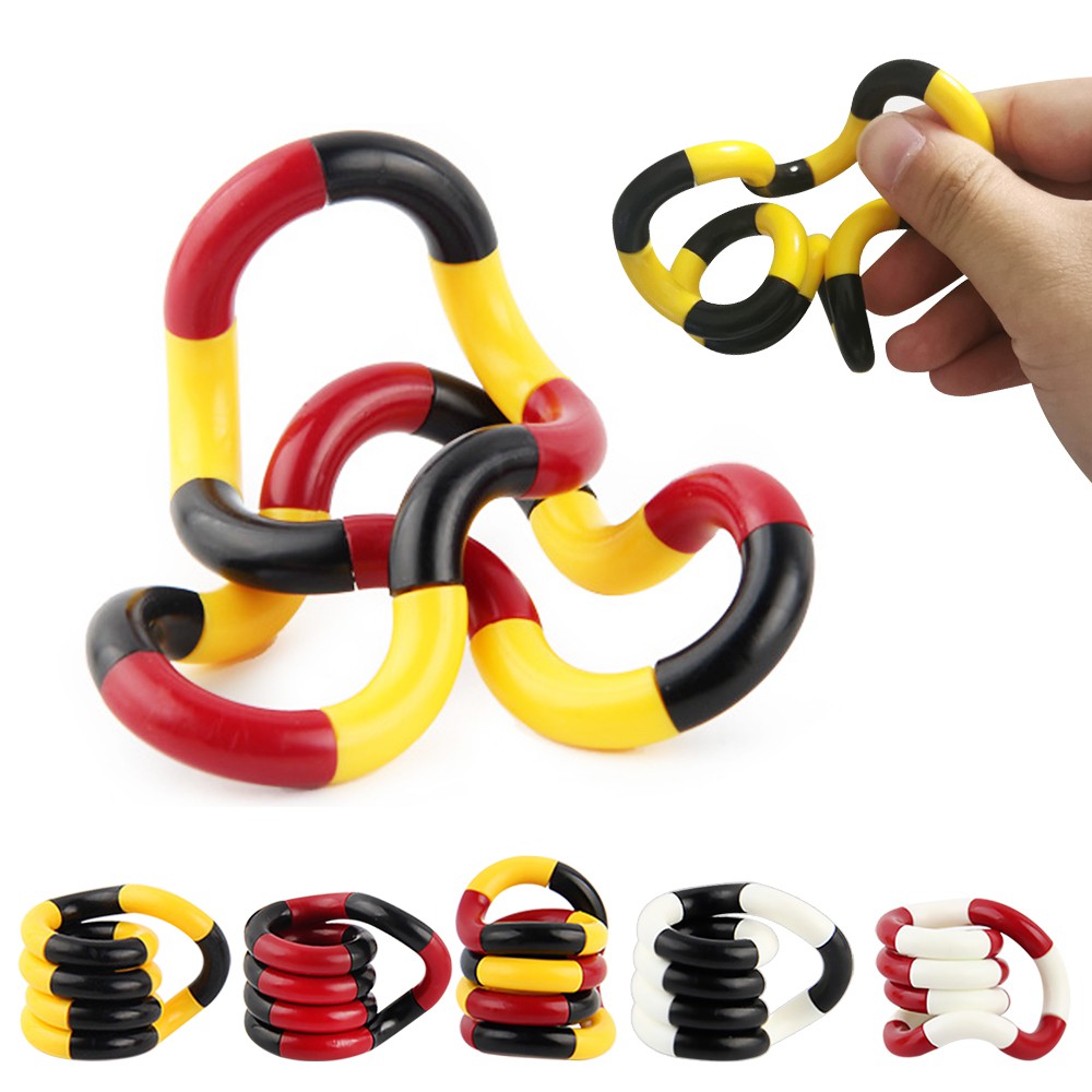 5X FIDGET STRING TANGLES TOY RELAX ANXIETY STRESS ADHD SENSORY AID TWIST FIDDLE* 