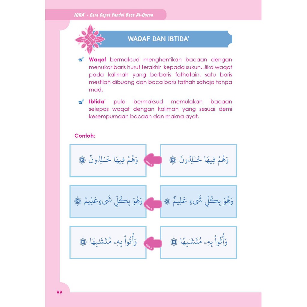 Iqra How To Fast Pandai Read Al Quran Shopee Singapore