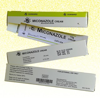 [Bundle of 2]SUNWARD MICONAZOLE Cream Miconazole Nitrate (15g) | Shopee ...