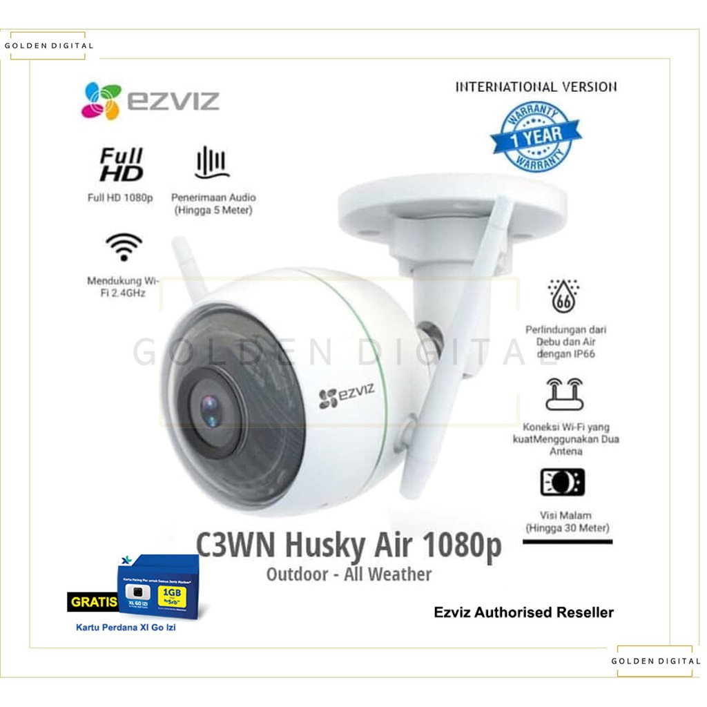 ezviz by hikvision husky air 1080p fhd
