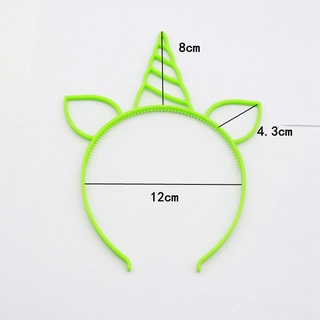 6pcs Unicorn Hair Band for Girl Birthday Party Decorations Favors Supplies Party Dress #3