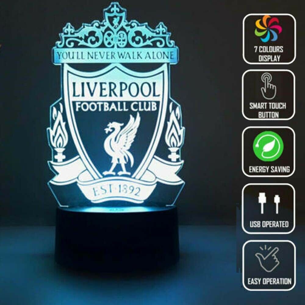 Liverpool F.C Lithophane Nachtlicht. 
