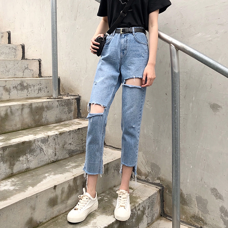 korean jeans top