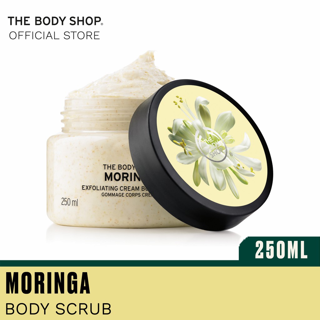 The Body Shop Moringa Body Scrub (250ML) Shopee Singapore