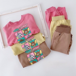 [Tom & jerry] lovely tom & jerry autumn winter long sleeve clothes set for baby #0