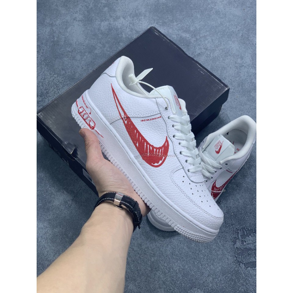 red white nike air force 1