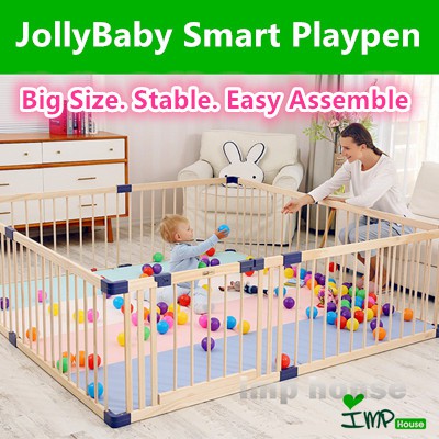 wooden child playpen