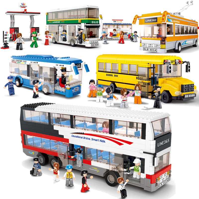 lego city school bus