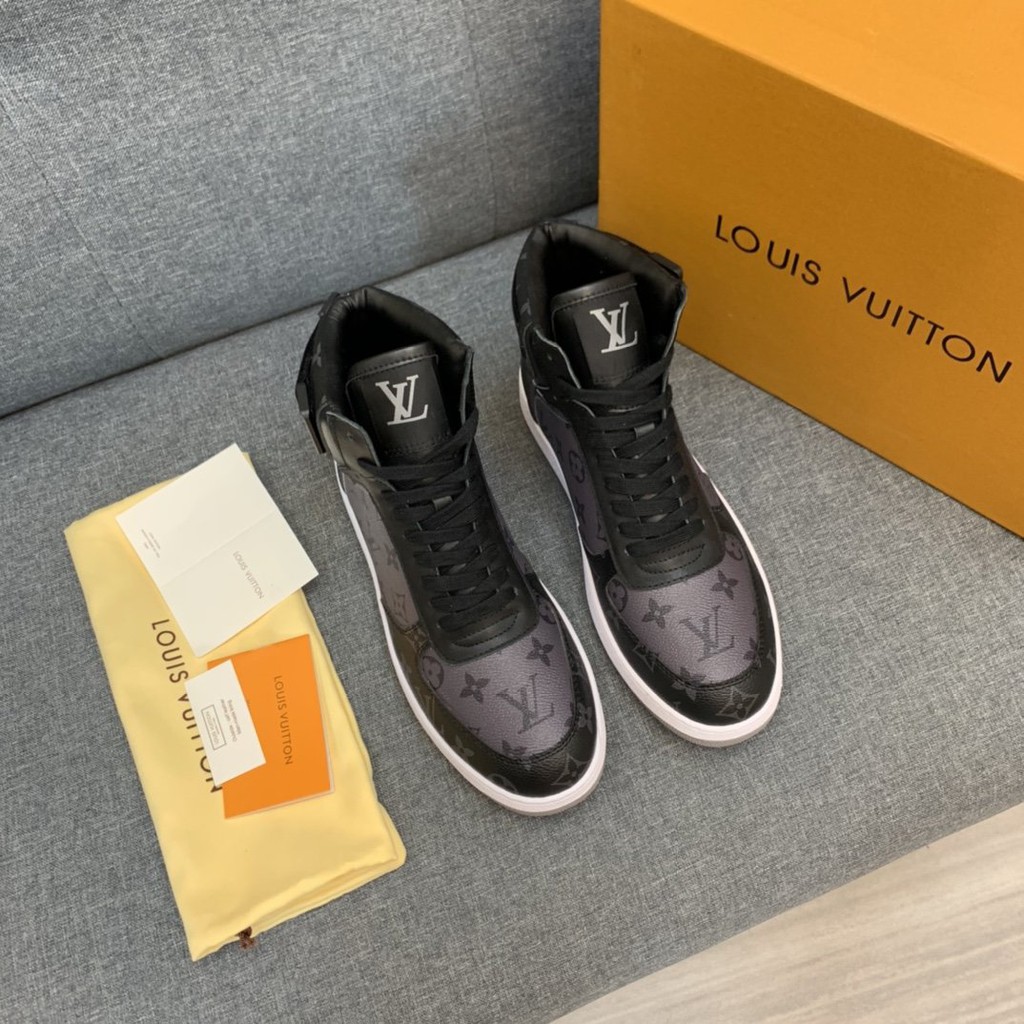 black louis vuitton high tops