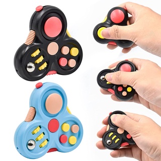 Fidget Pad Spinner Rotating Magic Bean Stress Relief Hand Sensory Ideal Party Favor Anti-Anxiety Office Desk Toys