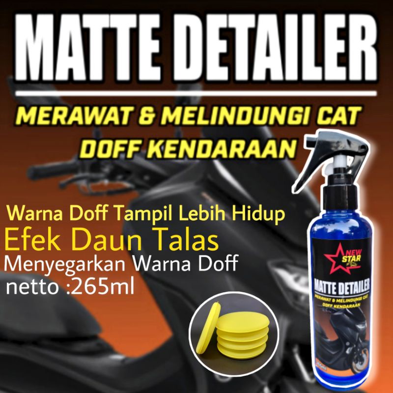 Doff Motorcycle body Polish / Matte detailer / body doff / Maintenance