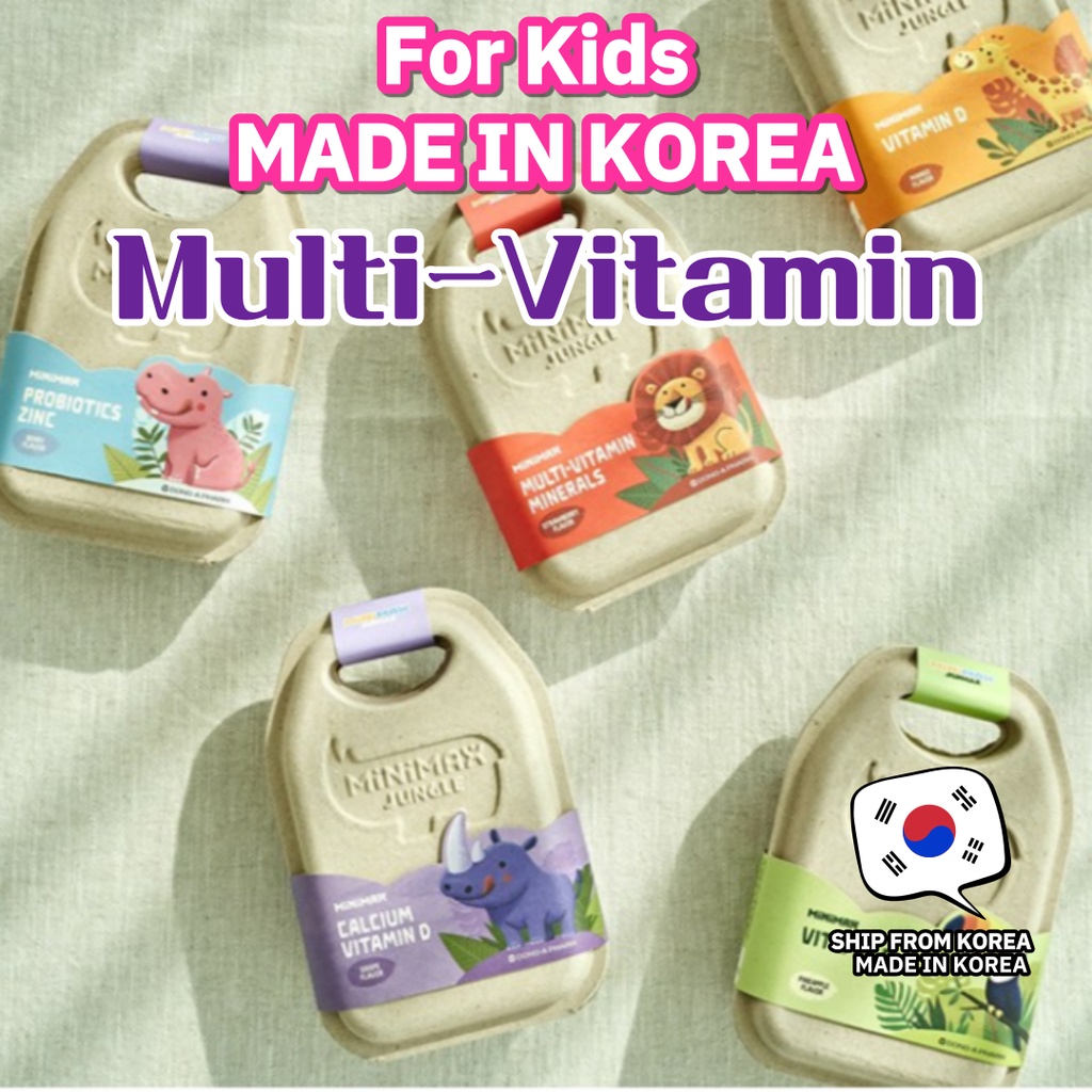 [DonaA PHARM]MiniMax Kids Korean Multi Vitamin Chewable Probiotics