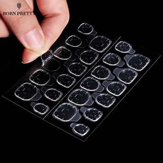 Image of 24Pcs Clear Nail Tape Double-side Adhesive Stickers Nail Art Tools