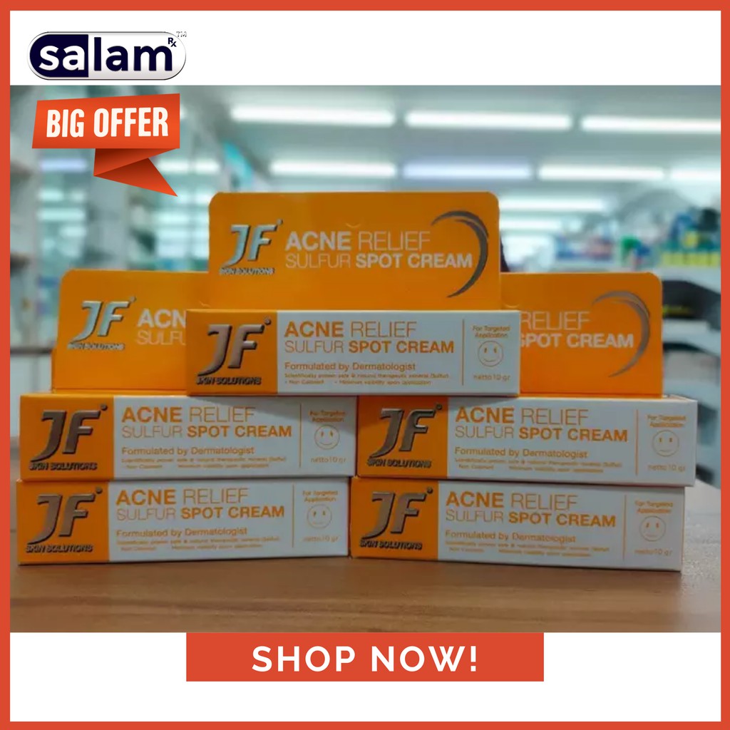 jf acne relief sulfur spot cream