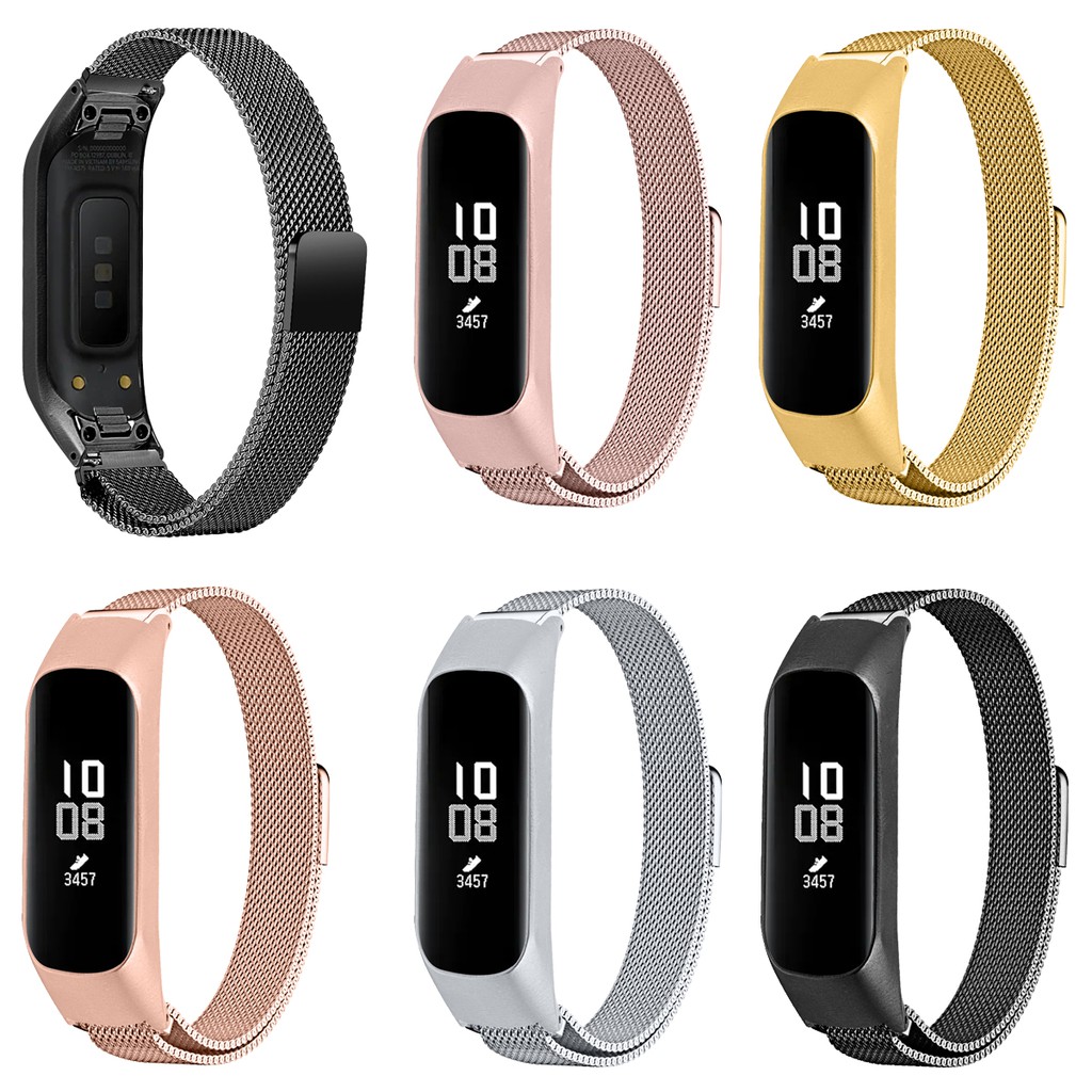 For Samsung Galaxy Fit E R375 Bracelet Milanese Loop Stainless Steel Watch Band Replacement Strap Accessories Shopee Singapore