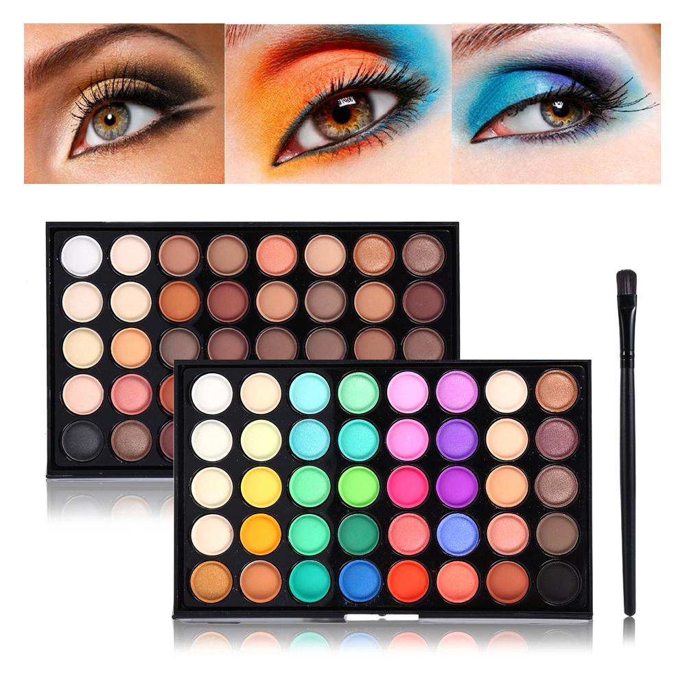 Cosmetic Matte Eyeshadow Makeup Palette Shimmer 40 Colors Shopee