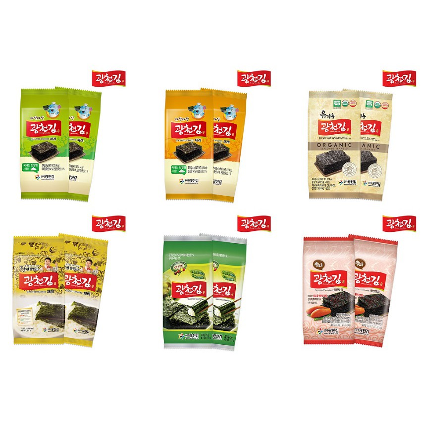 Gwangchun LCH store Korean  Seasoned Seaweed Laver 