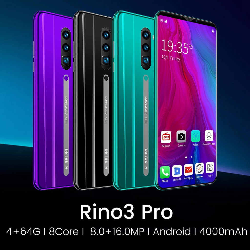 Rino3 Pro Smartphone 4gb Ram 64gb Rom Android 9 0 Smartphone Mobile Phone Handphone Andriod Phone Shopee Singapore