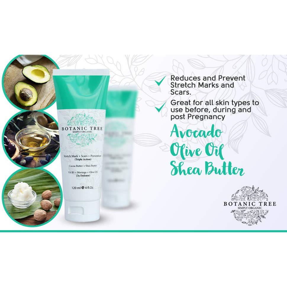 botanic tree stretch mark cream