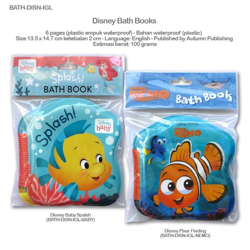 Disney Bath Book Shopee Singapore