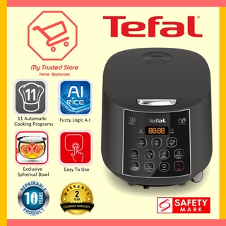 Tefal (RK736B) 1.8L Easy Rice Plus Fuzzy Logic Rice Cooker | Shopee ...