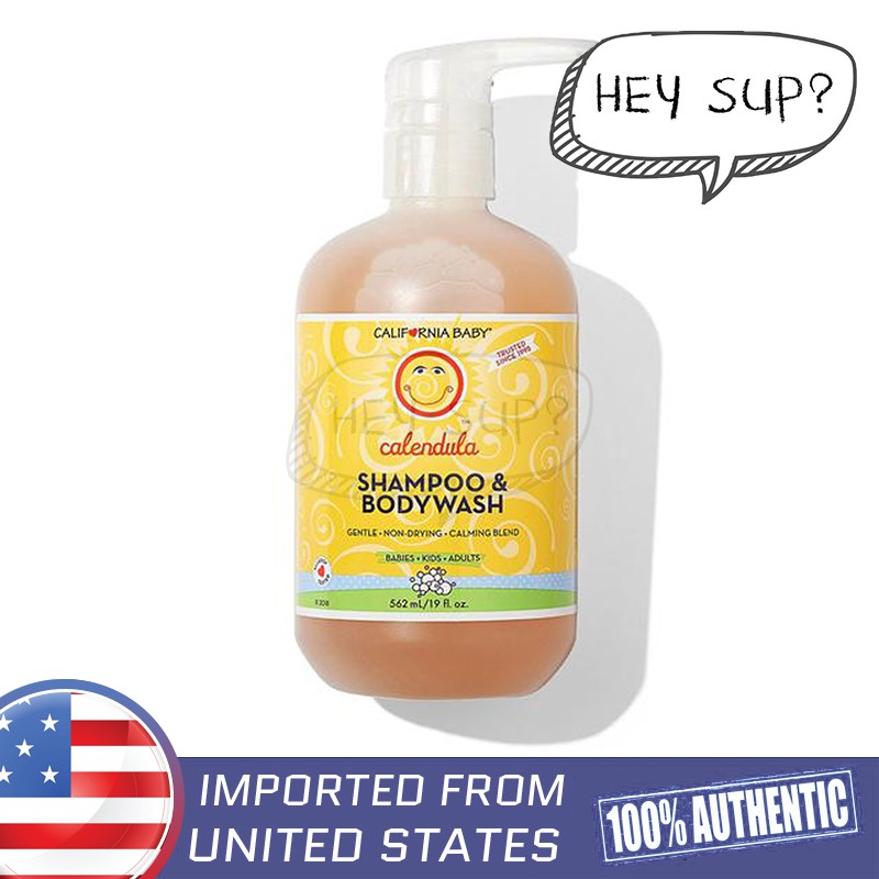 California Baby Calendula Shampoo & Body Wash 562ml/ 19oz Shopee