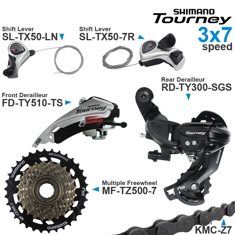 shimano 3x7 groupset