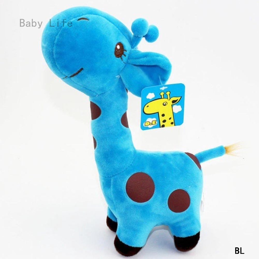 plush giraffe baby toy