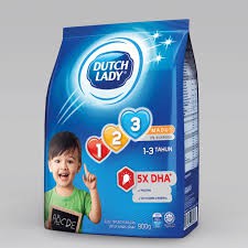 Susu Tepung Dutch Lady Milk Powder Single Pack 123 456 900gm Shopee Singapore