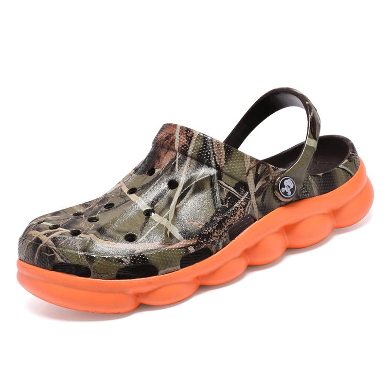 camo crocs mens size 11