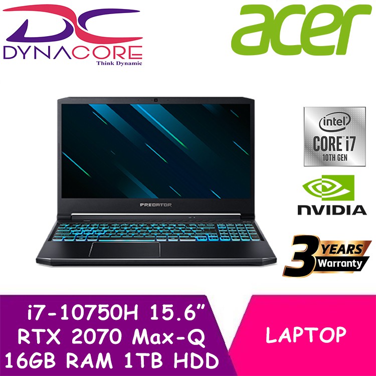 Dynacore Acer Predator Helios 300 Ph315 53 75af 240hz Refresh Rate Gaming Laptop With 10th Gen Intel Core I7 h Pr Shopee Singapore