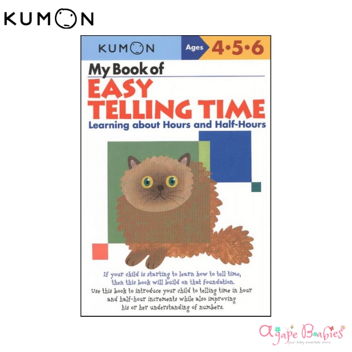 Kumon My Book Of Easy Telling Time (Ages 46) Shopee Singapore