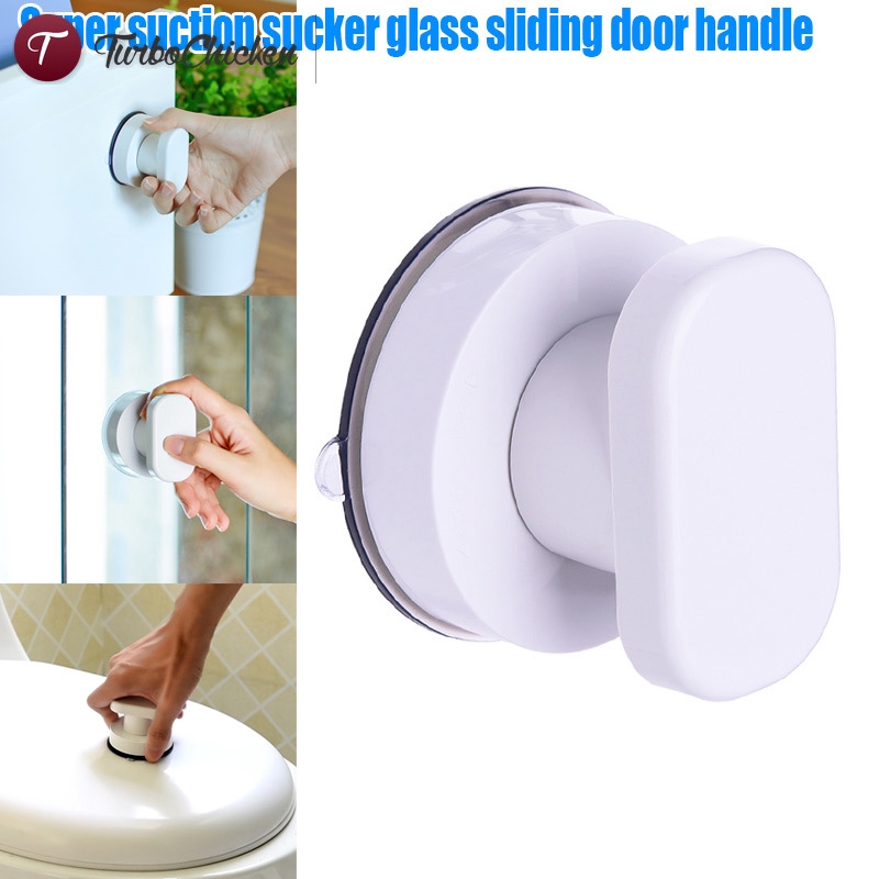 T Suction Door Handle Wall Mounted Drawer Cabinet Kitchen Glass