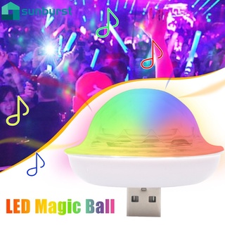 Sound Activated Party Lights / RGB DJ Disco Ball Lighting / Mini High Quality Strobe Lamp / Stage Par Light for Home Room Dance Parties Bar Karaoke Xmas Wedding Show Club #0