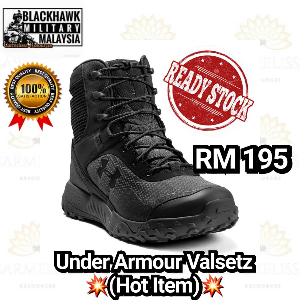kasut taktikal under armour