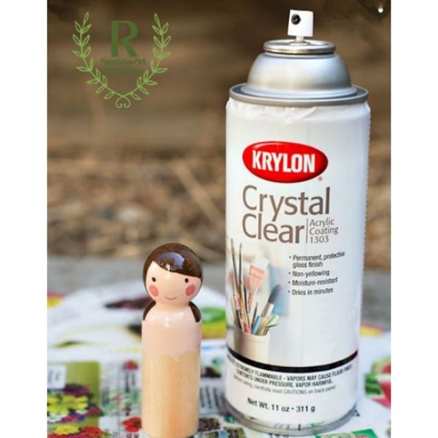 Krylon Crystal Clear Acrylic Coating 1303 Shopee Singapore