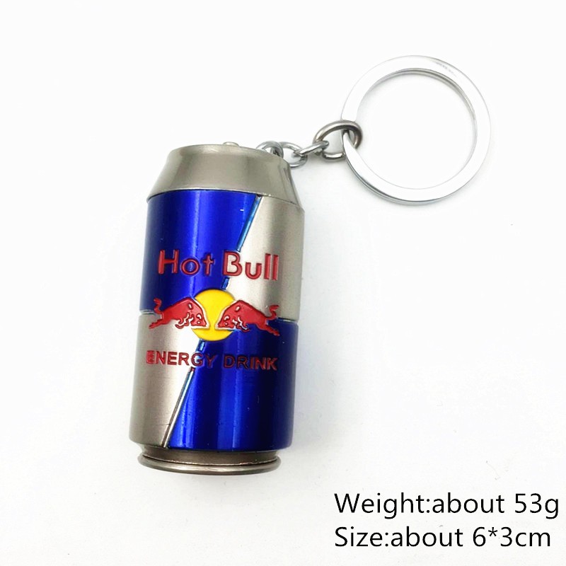 Game Pubg Red Bull Energy Drink Bottle Model Alloy Keychain Kering Pendant 6 3cm Shopee Singapore