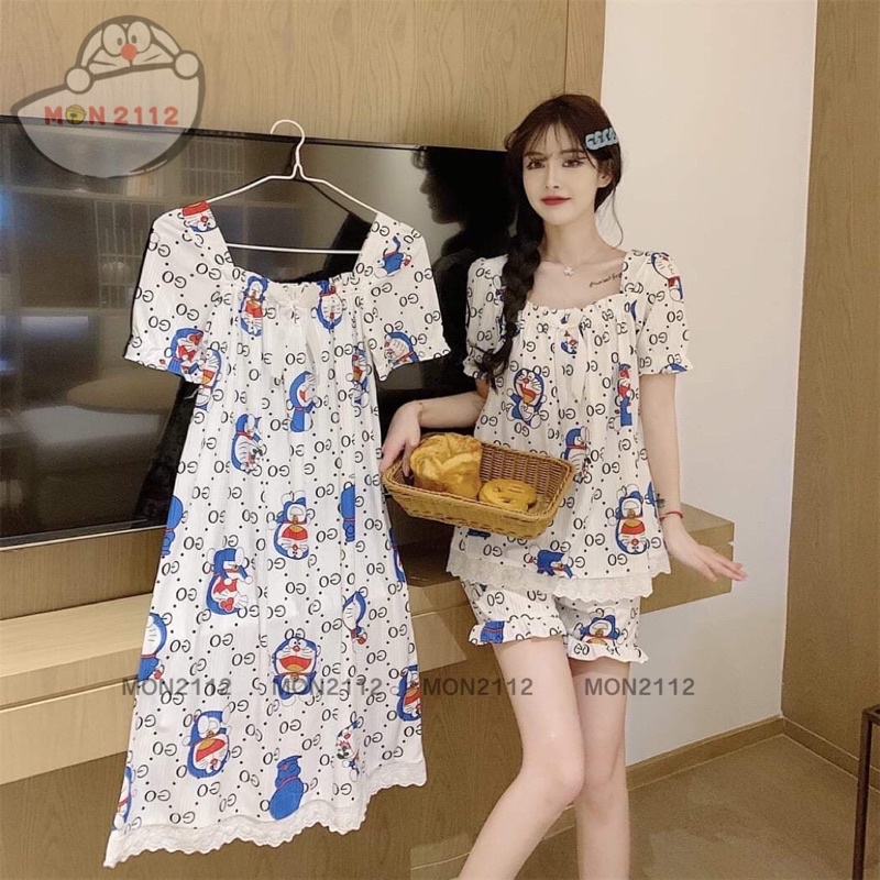 Doraemon Doremon clothes set with smooth cotton tshirt Shopee Singapore